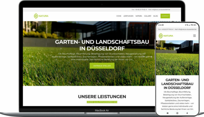 Referenz Webdesign https://www.natura-duesseldorf.de/